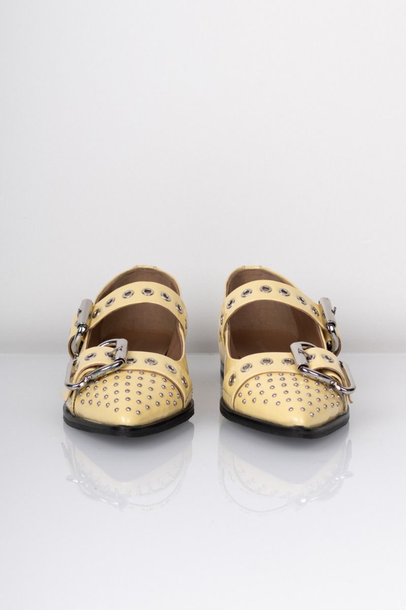 Copenhagen Shoes - Ballerina - Future Vibes Patent - Yellow