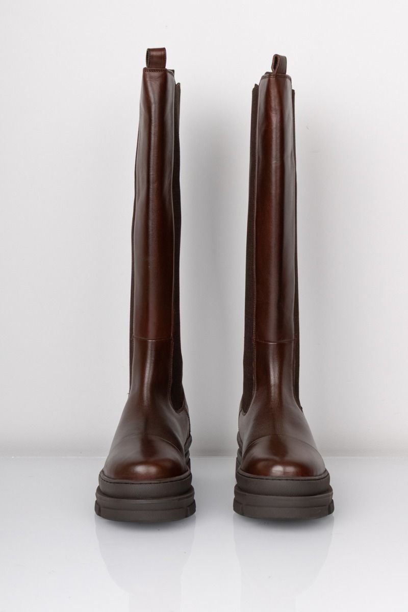 Copenhagen Shoes - Støvler - Follow Me And More - Dark Brown