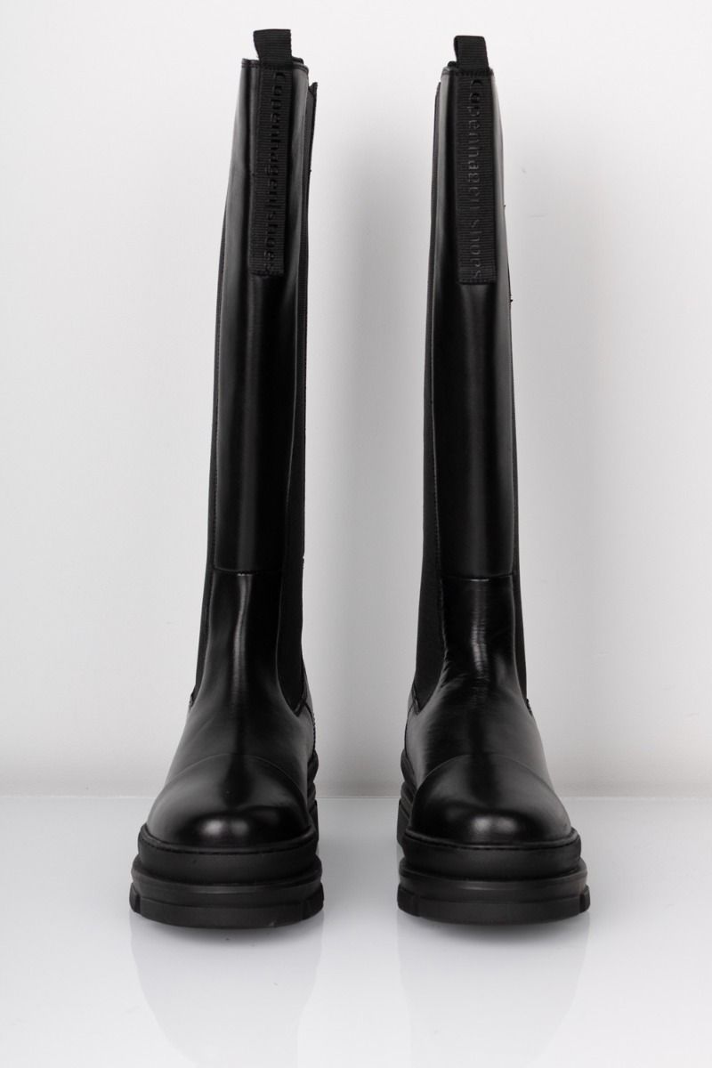 Copenhagen Shoes - Støvler - Follow Me - Black (with black stiches)