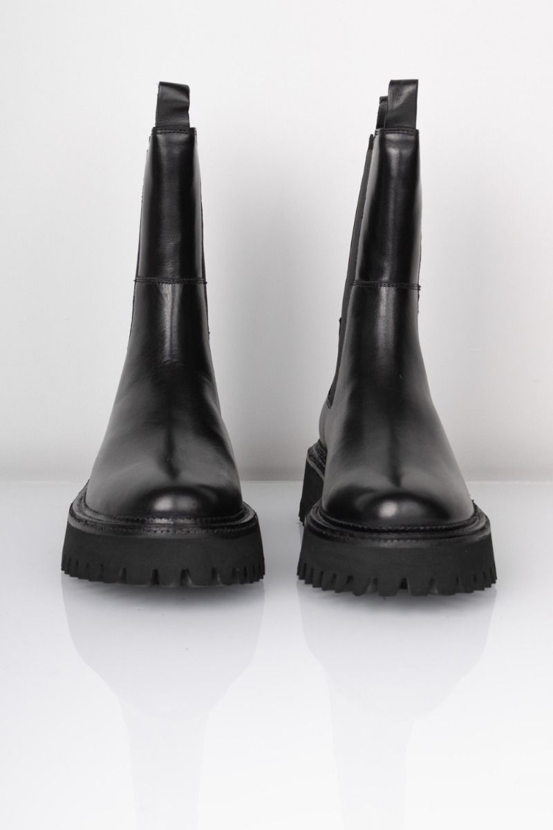 Copenhagen Shoes - Støvler - Lemon (Plain Color) - Black