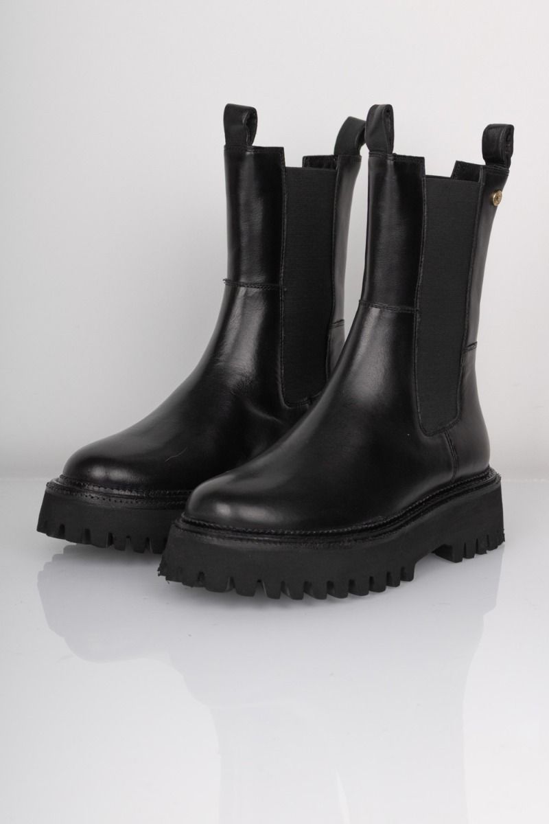 Copenhagen Shoes - Støvler - Lemon (Plain Color) - Black