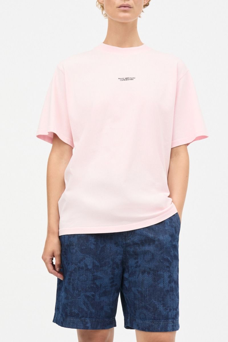 Mads Nørgaard - T-shirt - Cotton Jersey Dassel Tee - Icy Pink (Levering midt april)