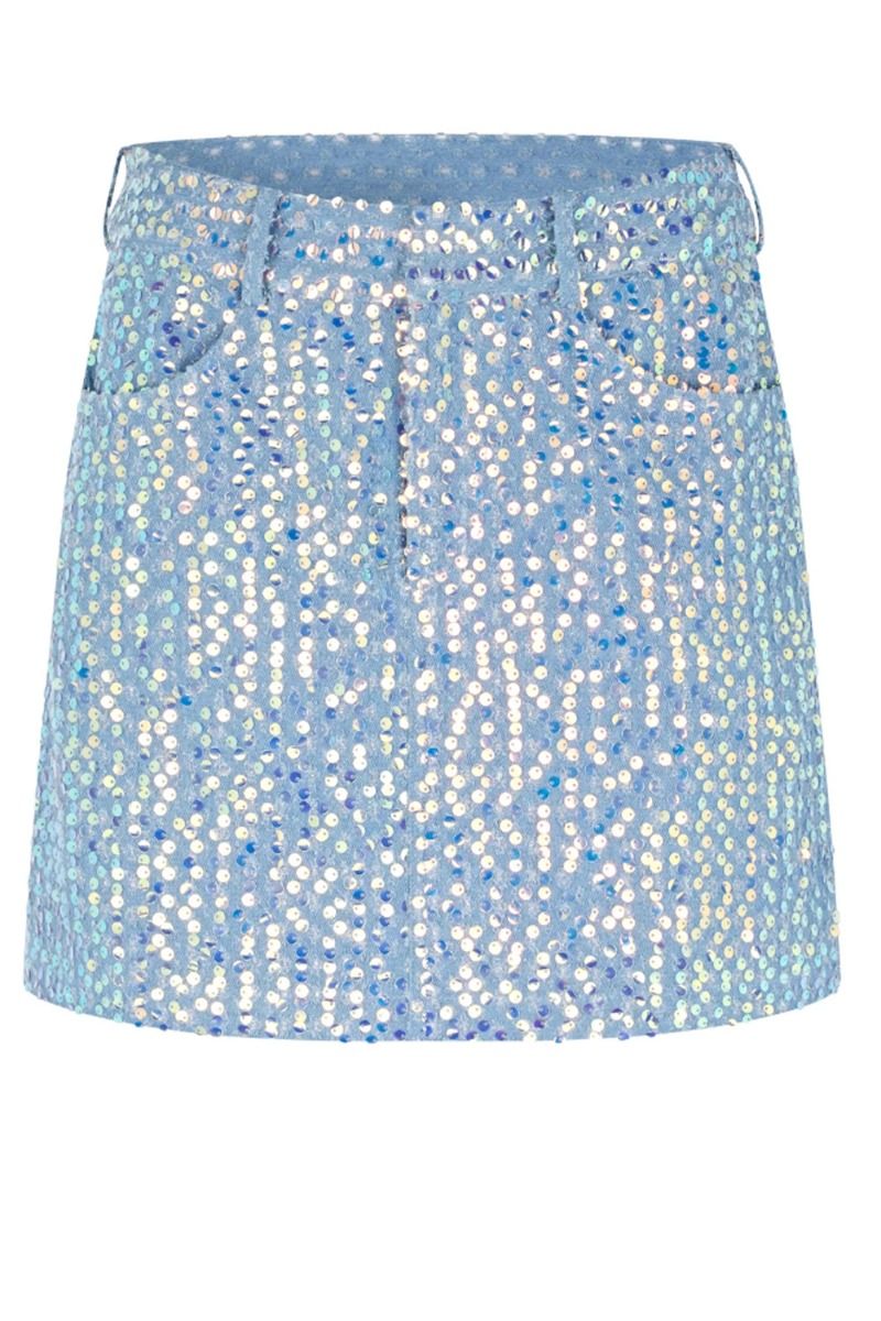 Crás - Nederdel - Northcras Skirt - Blue Glitter