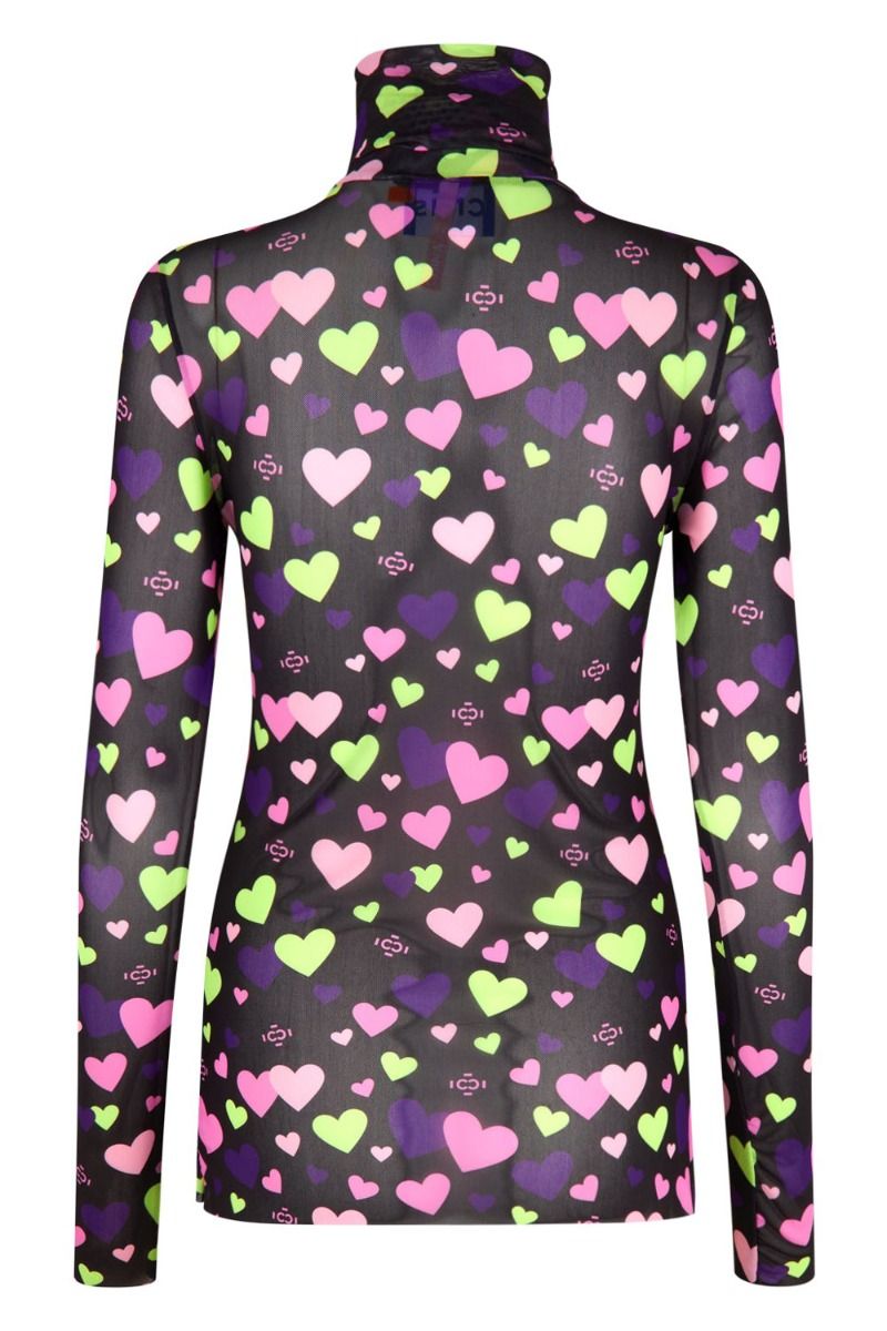 Crás - Bluse - Kobycras Blouse - Multi Logo Hearts