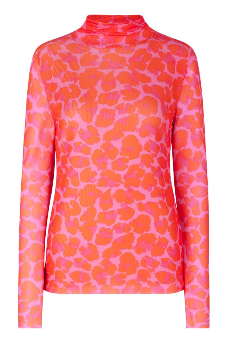 Crás - Bluse - Koby Blouse - Pink Leo