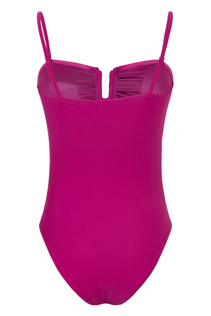 Crás - Badedragt - Elsacras Swimsuit - Fuchsia Red 