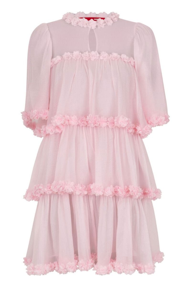 Crás - Kjole - Flowcras Dress - Carmine Rose