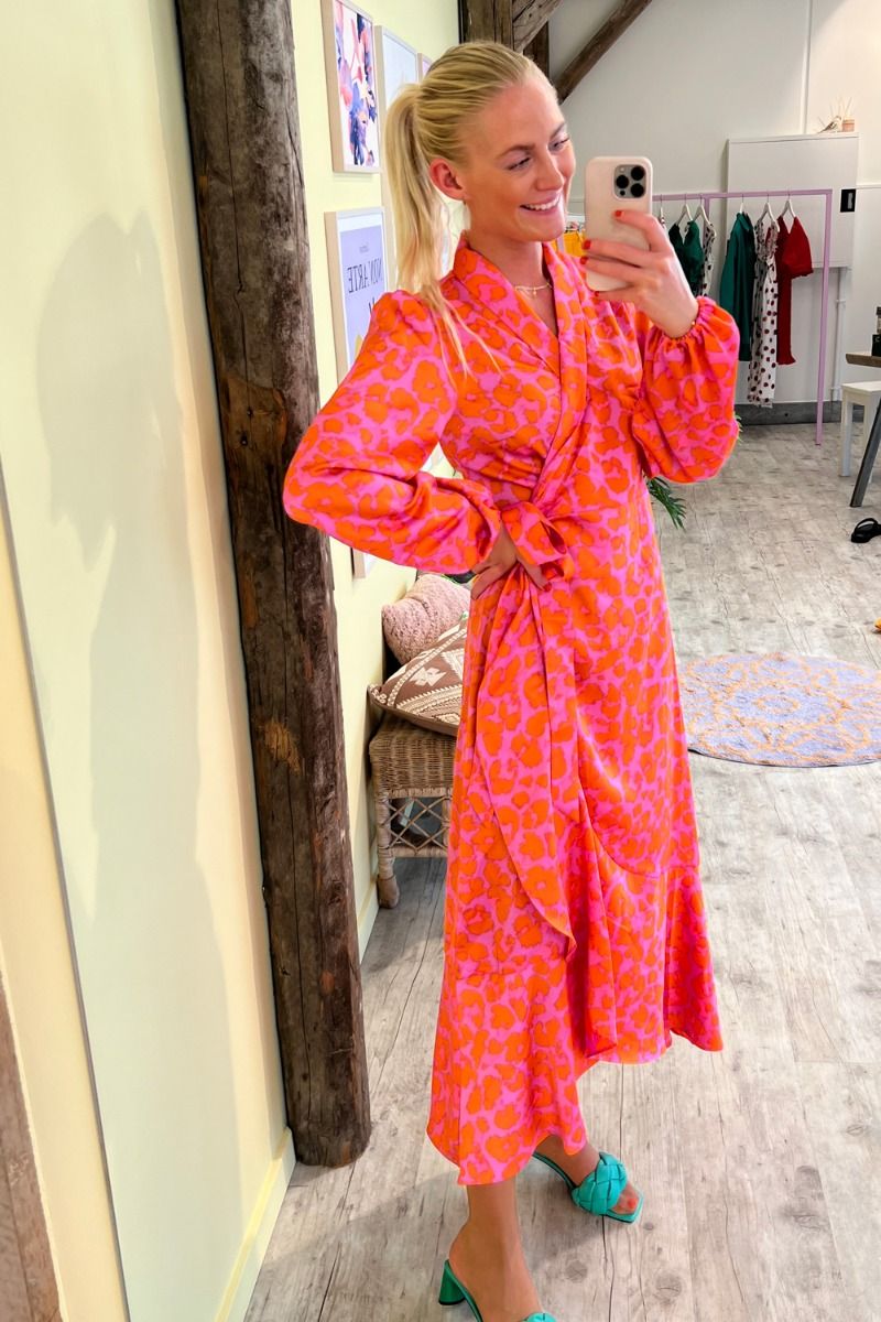 Crás - Kjole - Lara Dress - Pink Leo