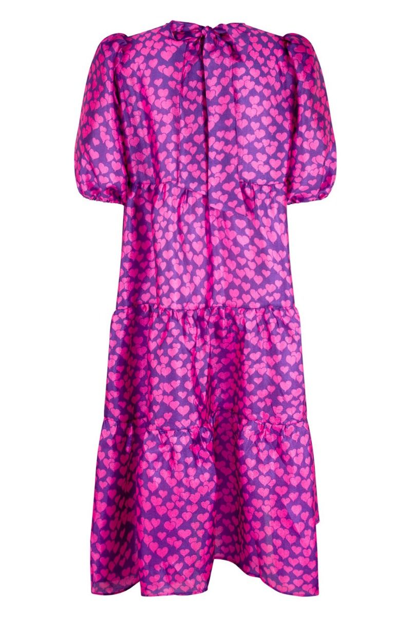 Crás - Kjole - Lilicras Dress - Heartbeats Purple