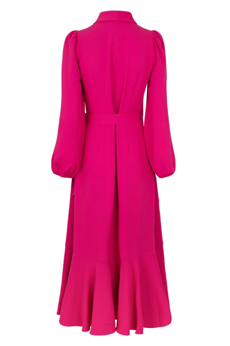 Crás - Kjole - Lotuscras Dress - Fuchsia Pink 