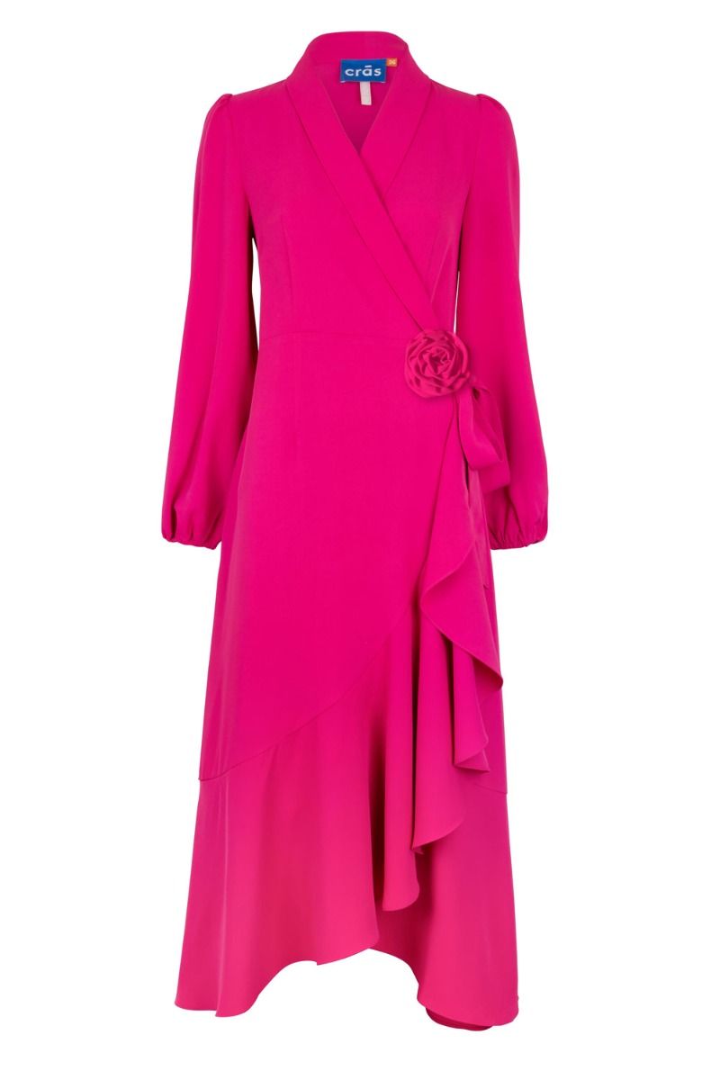 Crás - Kjole - Lotuscras Dress - Fuchsia Pink 