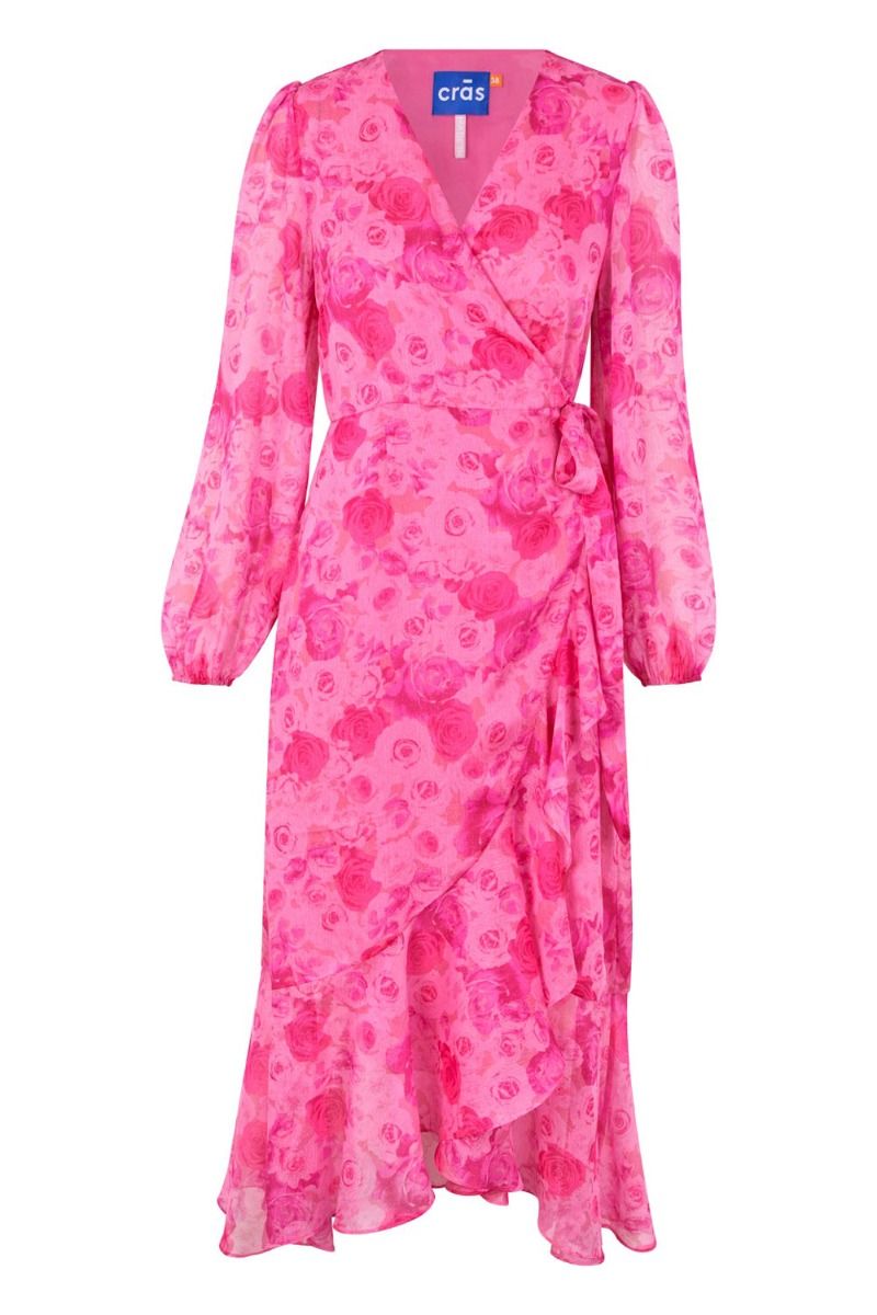 Crás - Kjole - Luellacras Dress - Pink Rosegarden