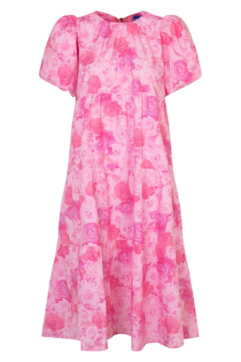 Crás - Kjole - Lydiacras Dress - Pink Rosegarden