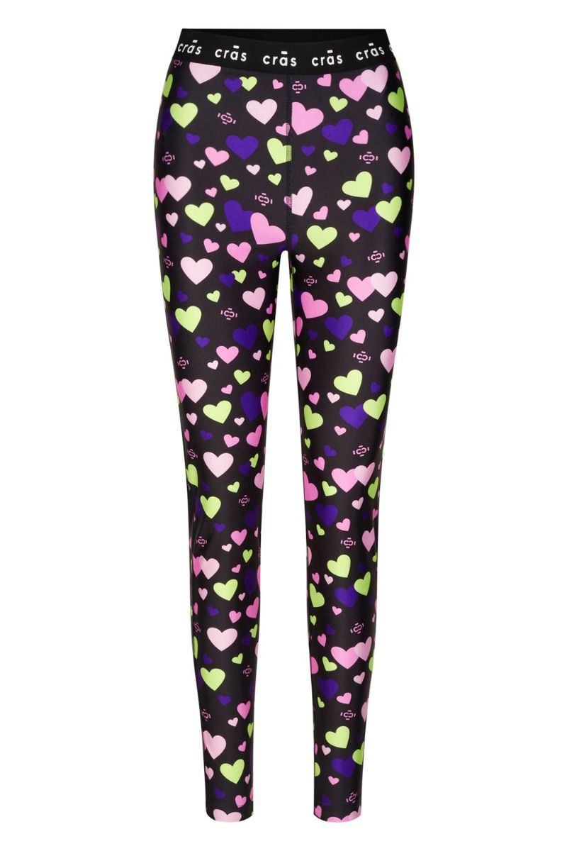 Crás - Leggings - Katecras Legging - Multi Logo Hearts