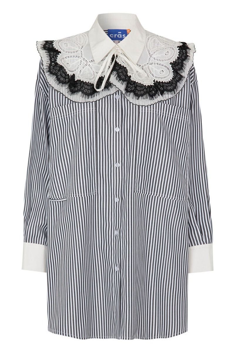 Crás - Skjorte - Businesscras Shirt - Black Stripe