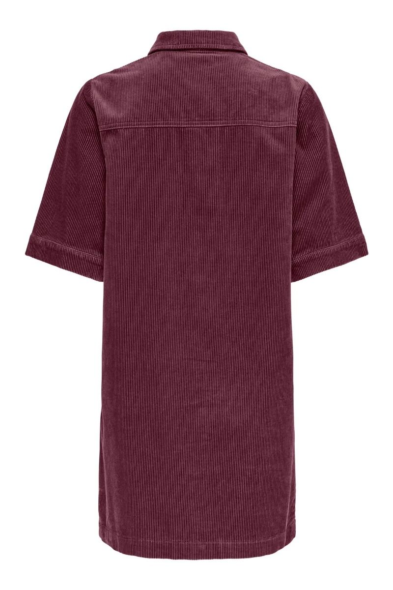 JDY - Kjole - Shiraz S/S Button Dress - Fig (Levering midt august)
