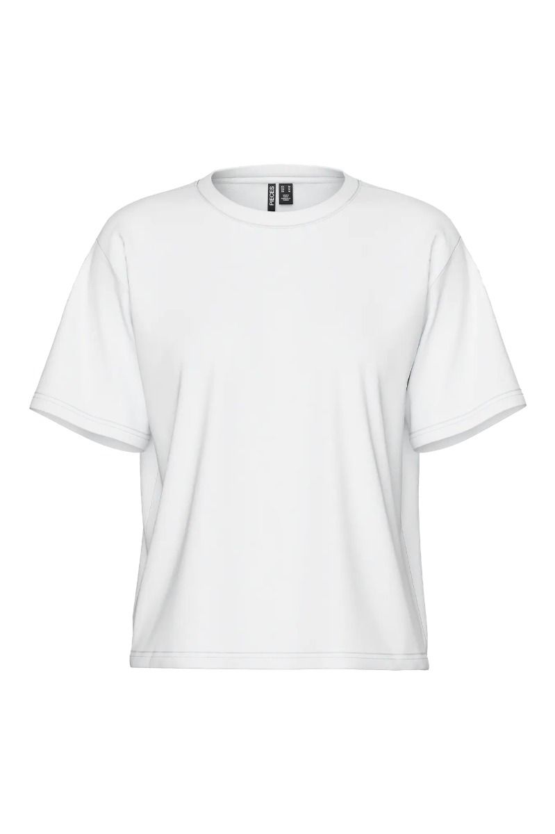 Pieces - T-shirt - Skylar SS Tee - Bright White