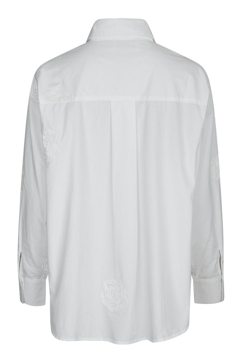 Neo Noir - Skjorte - Dalma Dori Emb Shirt - White