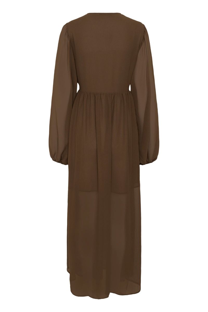 Gestuz - Kjole - GZdarly long dress - Rain Drum (Levering slut april)