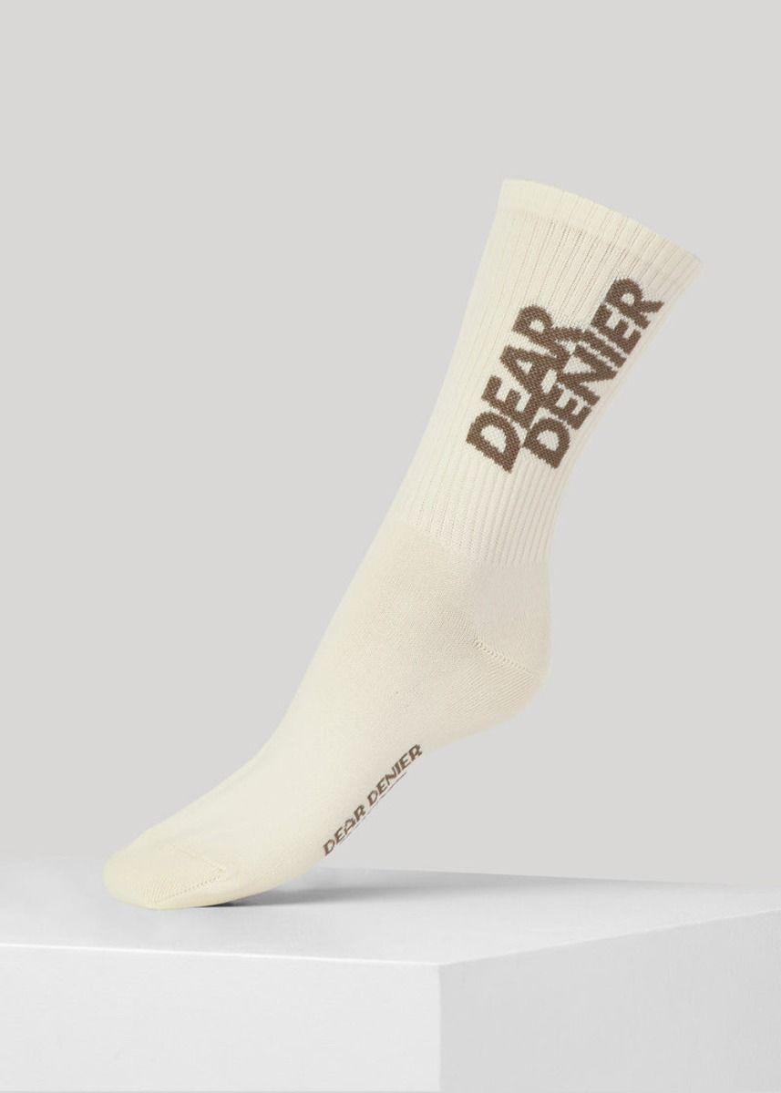 Dear Denier - Strømper - Anette Sport Logo - OffWhite