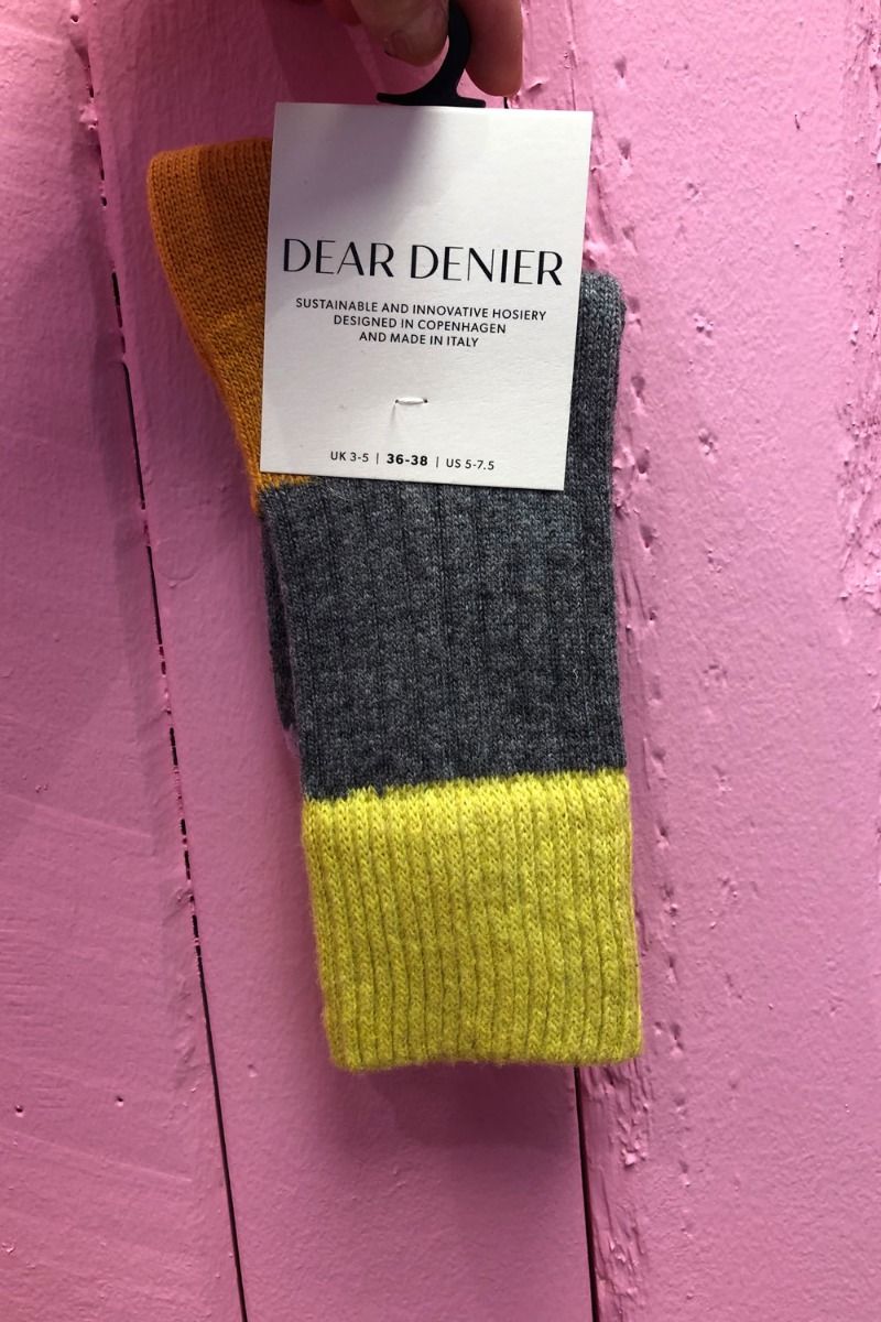 Dear Denier - Strømper - Esther Cashmere Contrast - Grey