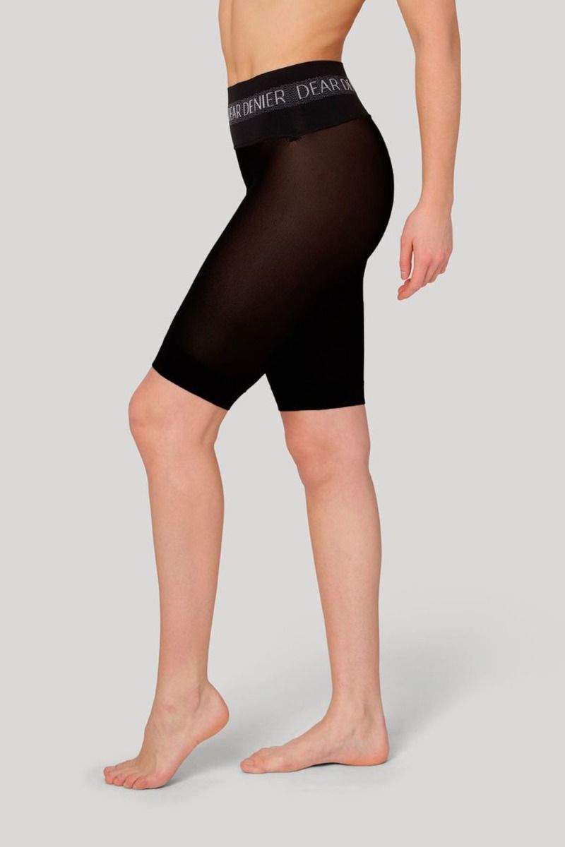 Dear Denier - Shorts - Erika Biker Shorts - Black