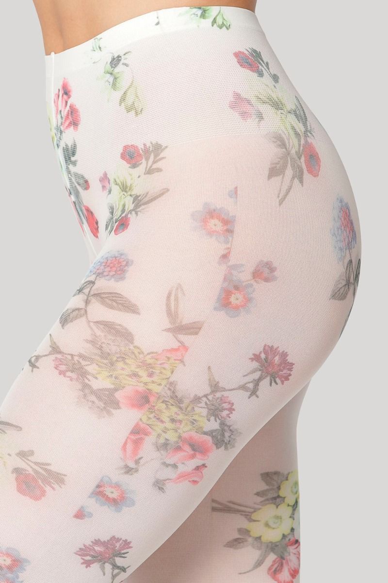 Dear Denier - Strømpebukser - Rebecca - Floral Print 