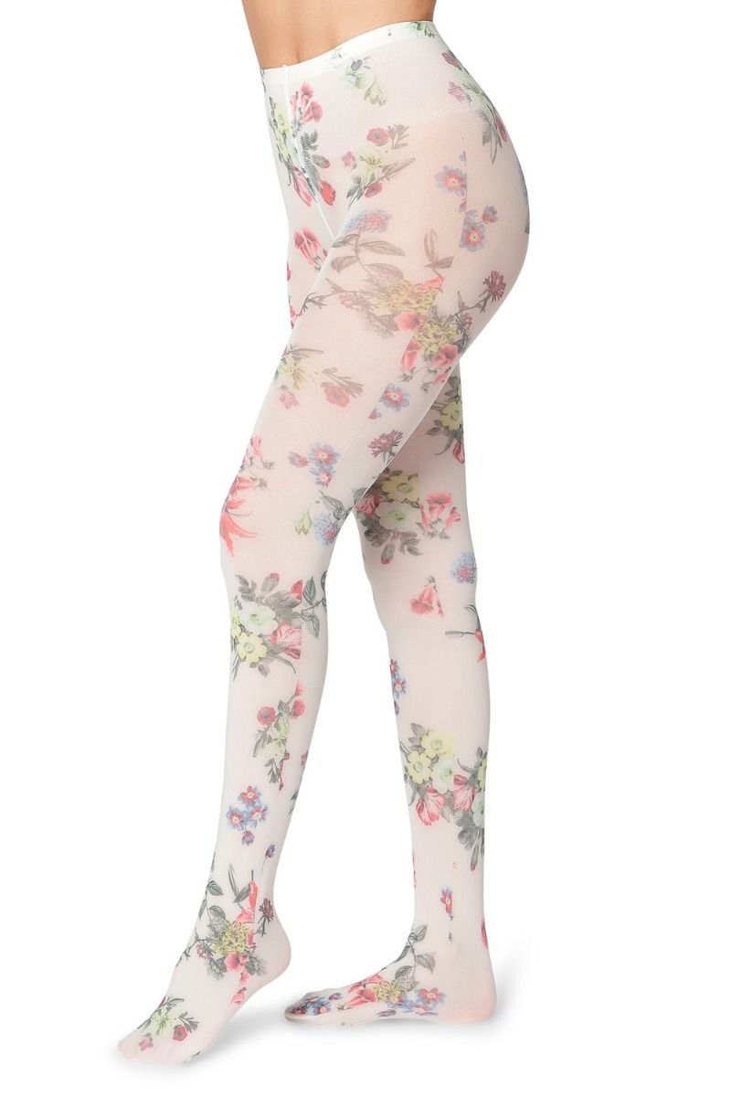 Dear Denier - Strømpebukser - Rebecca - Floral Print 