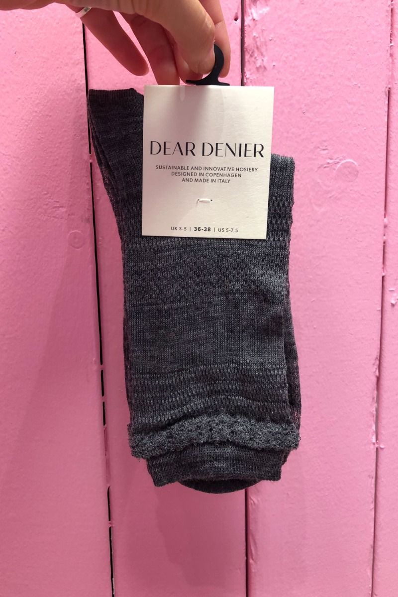 Dear Denier - Strømper - Maria Wool Knit - Grey 