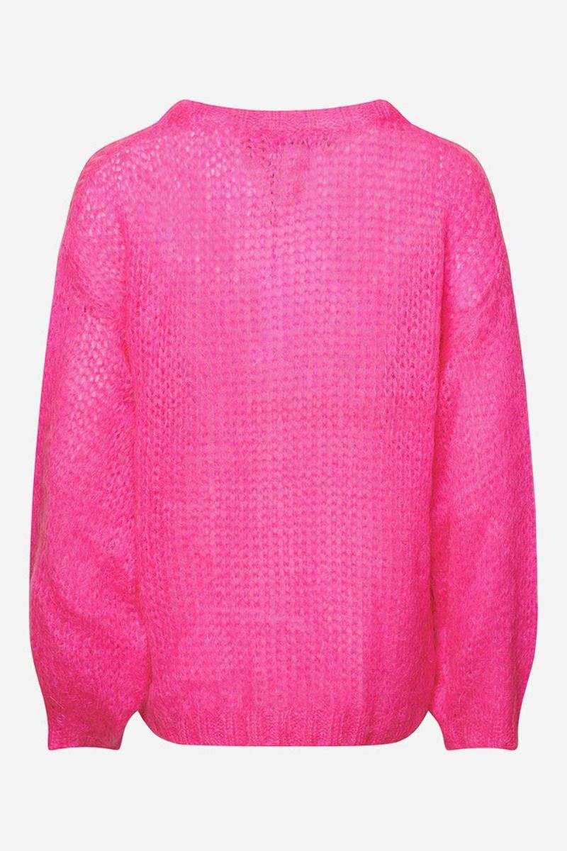 Noella - Strik - Delta Knit Sweater - Bright Pink