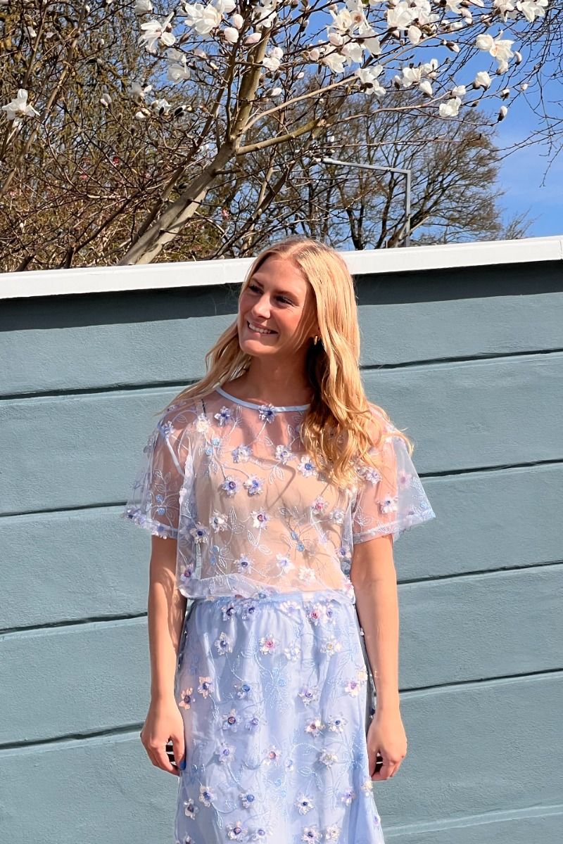 A-View - Bluse - Denja Blouse - Light Blue