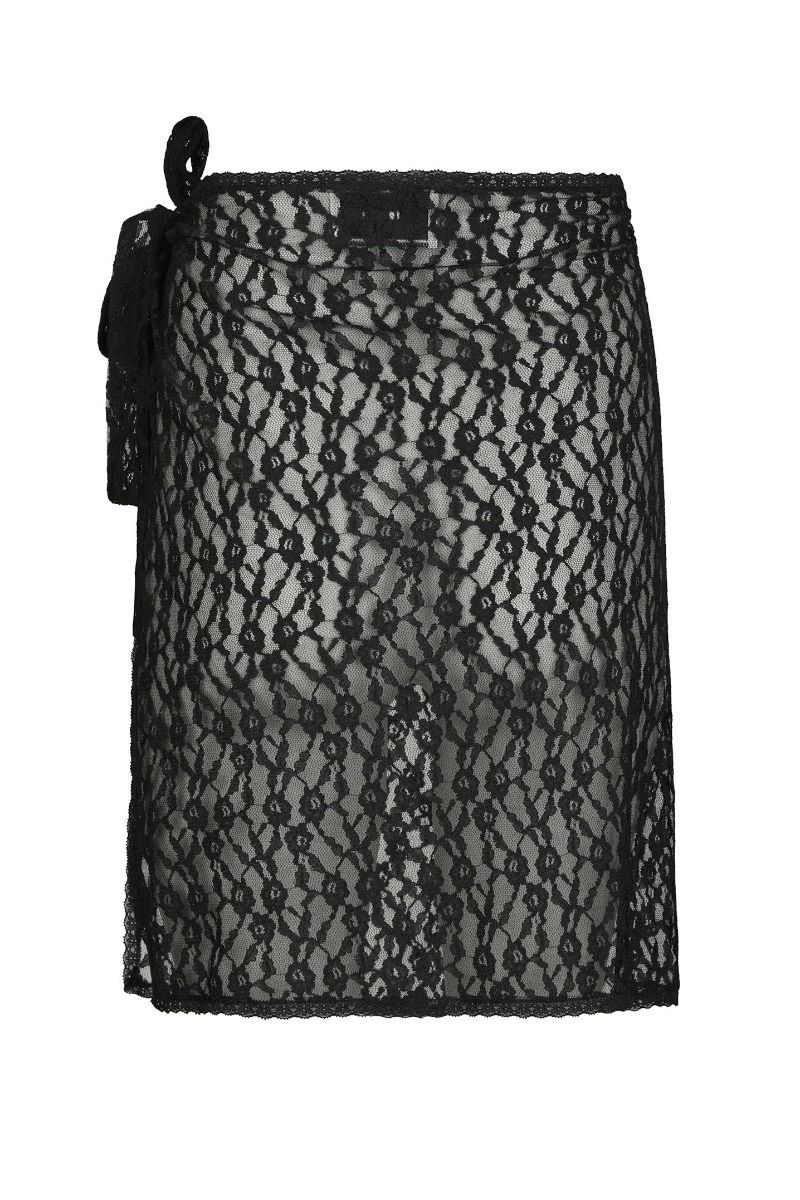 Neo Noir - Nederdel - Diffana Wrap Skirt - Black