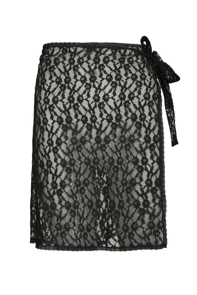 Neo Noir - Nederdel - Diffana Wrap Skirt - Black