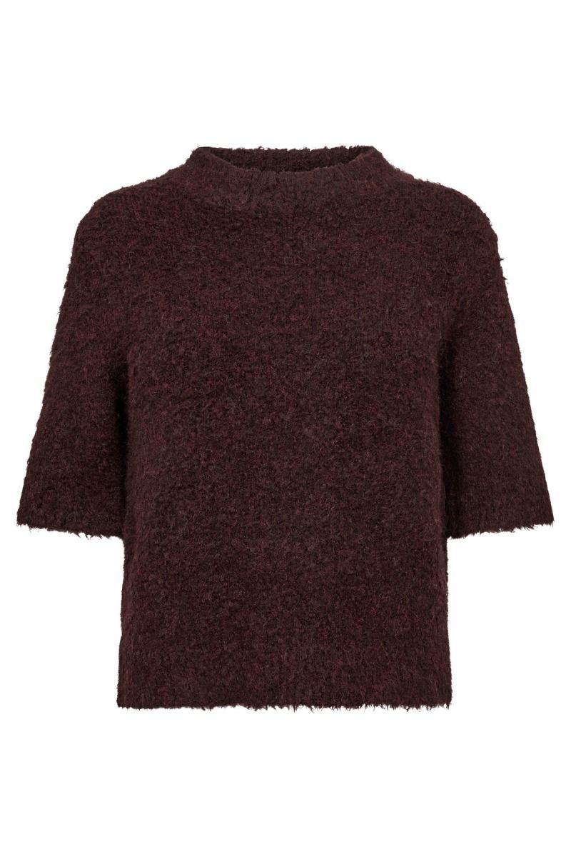 A-View - Strik - Dinea Knit Pullover - Bordeaux 