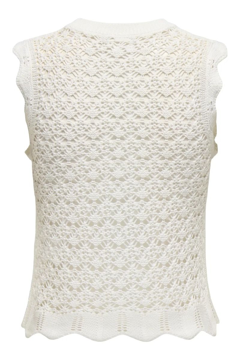 JDY - Top - Sun Evelyn S/L O-Neck Top - Bright White