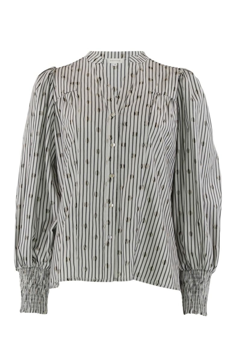 Continue - Bluse - Dolly Big Dot - Blue