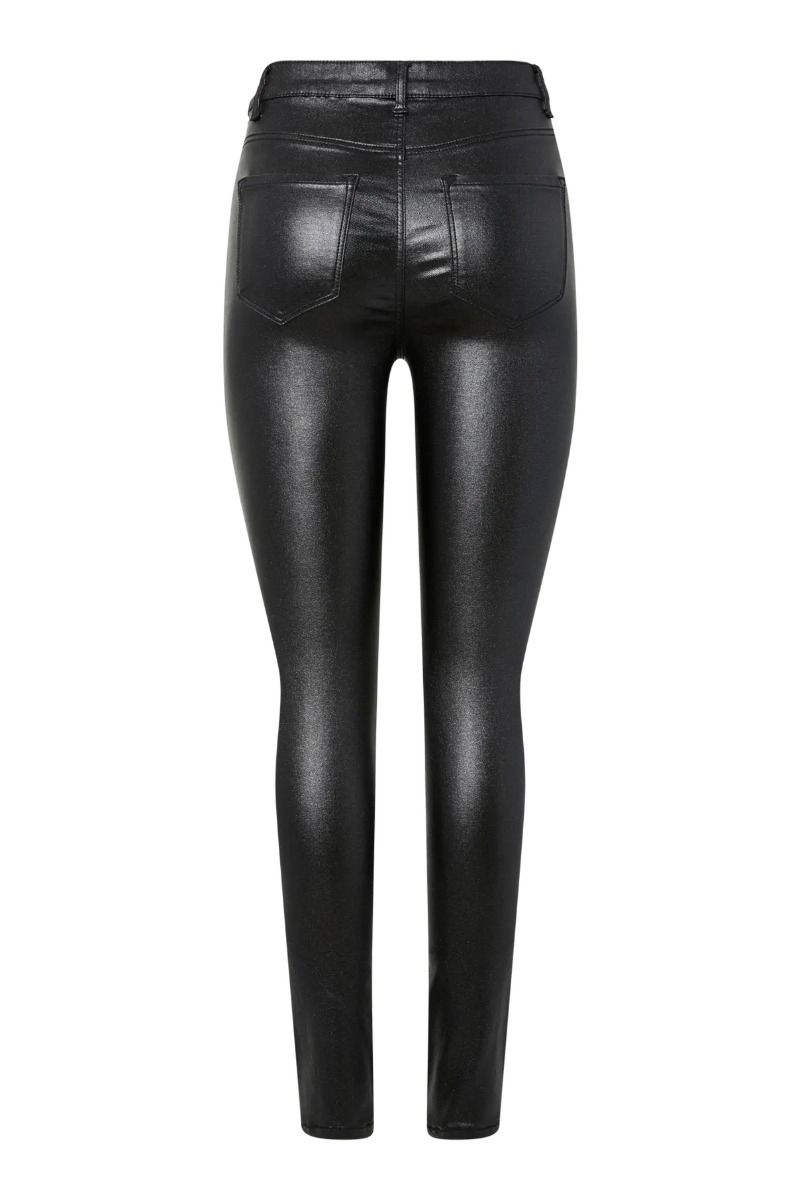 Pieces - Jeans - Highskin Wear Glitter Jeggings - Black Glitter