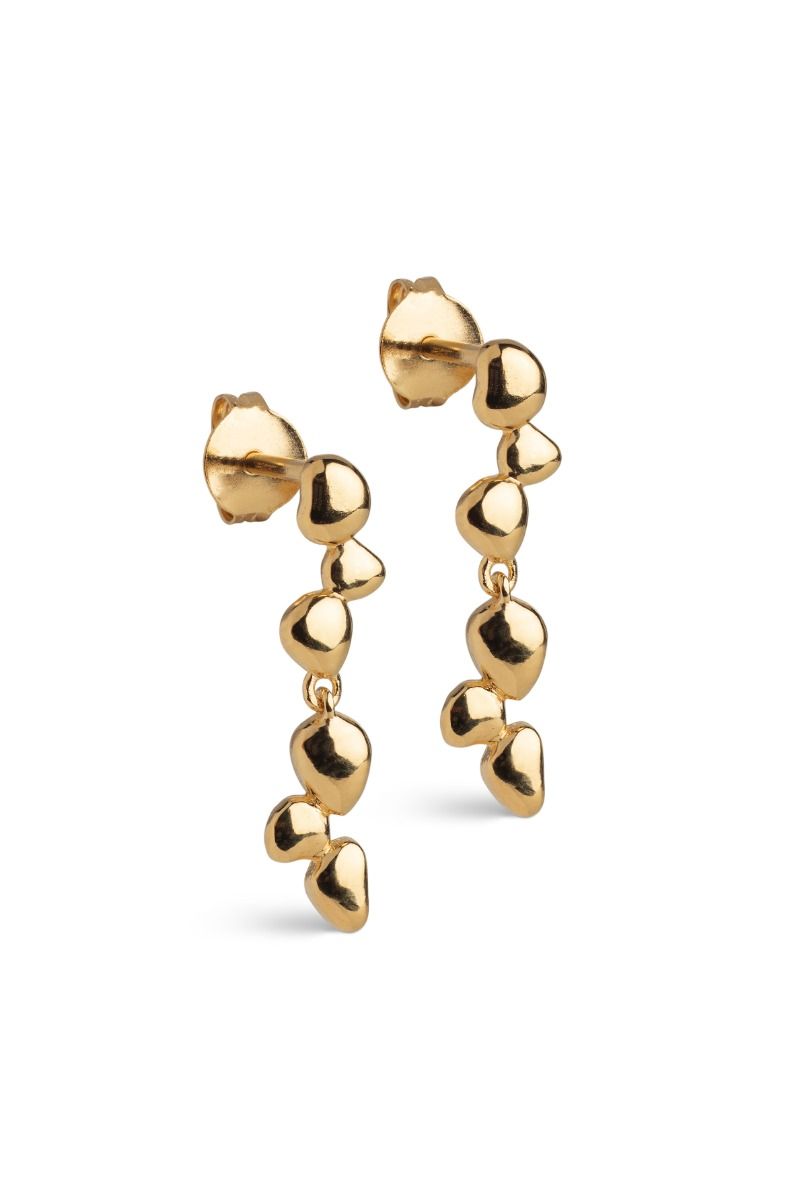 Enamel - Øreringe - Earrings, Nara Drop - Gold
