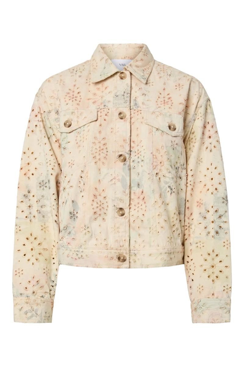 Y.A.S - Jakke - Surala LS Jacket S. Fest - Pristine W. Surala Print (Levering midt april)