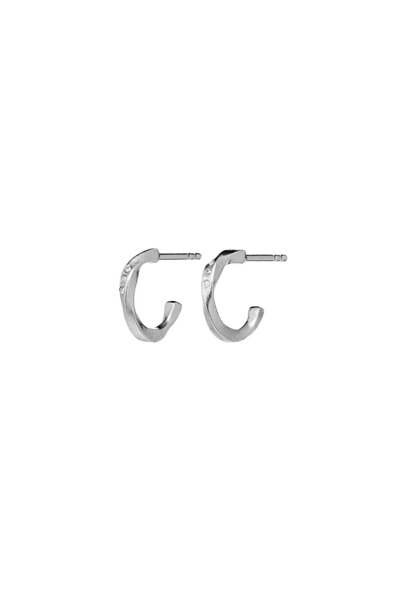 Maanesten - Øreringe - Echo Petite Earrings - Sølv