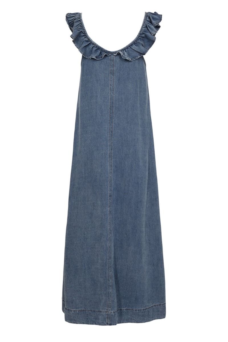 Nümph - Kjole - Elida Dress - Snow Washed Denim 