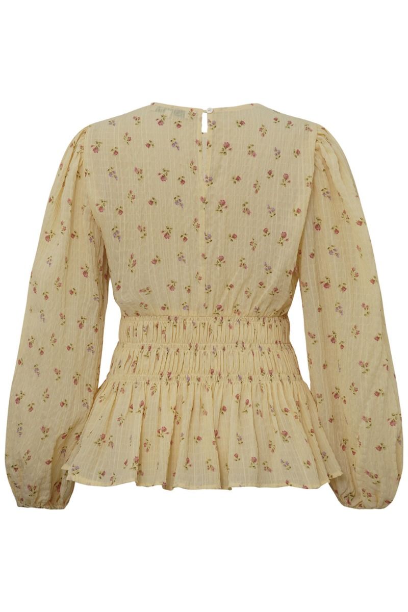 A-View - Bluse - Elinor Blouse - Pale Yellow