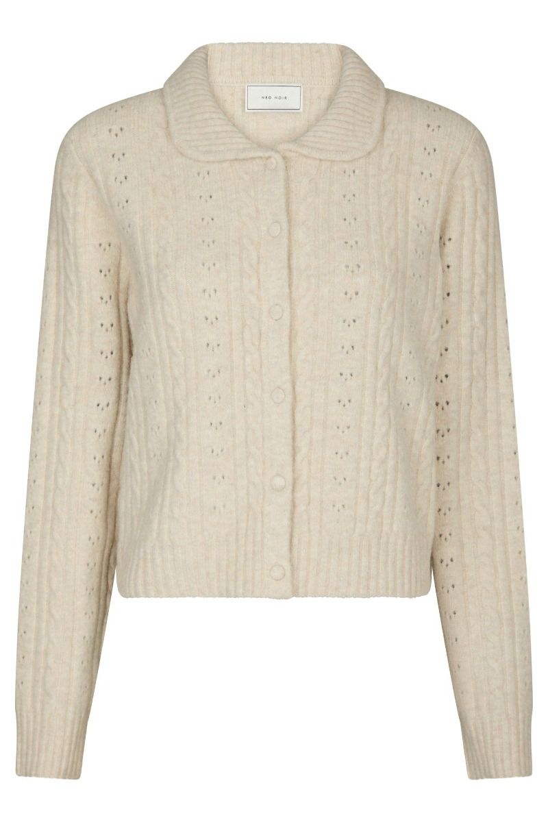 Neo Noir - Cardigan - Emelie Knit Cardigan - Ivory