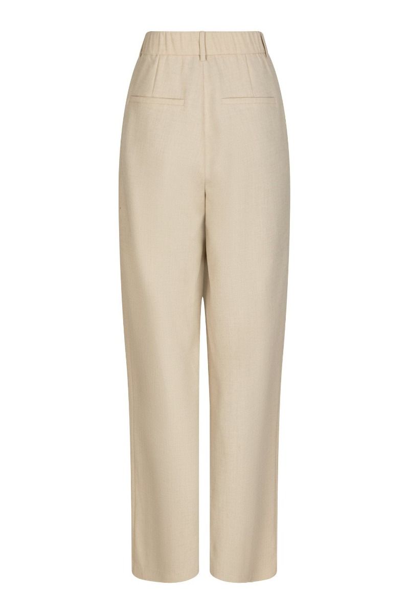 Neo Noir - Bukser - Emmett Melange Pants - Beige Melange