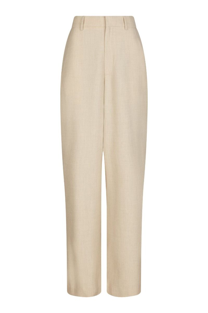 Neo Noir - Bukser - Emmett Melange Pants - Beige Melange