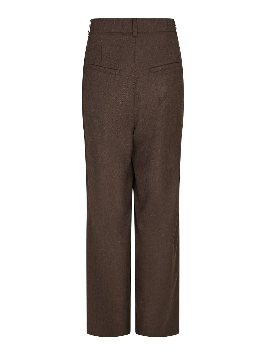 Neo Noir - Bukser - Emmett Melange Pants - Brown Melange 