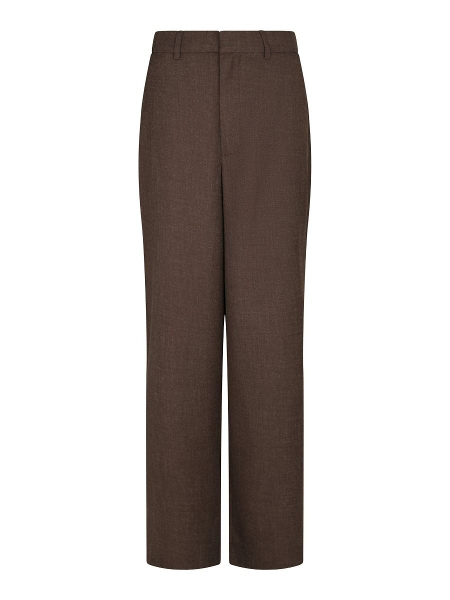 Neo Noir - Bukser - Emmett Melange Pants - Brown Melange 