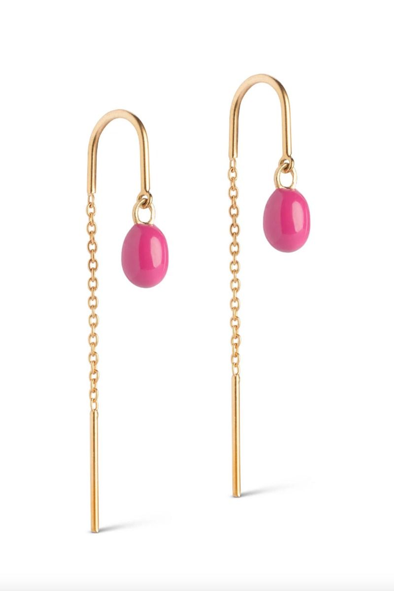 Enamel - Øreringe - Earring Eleanor - Fuchsia Pink