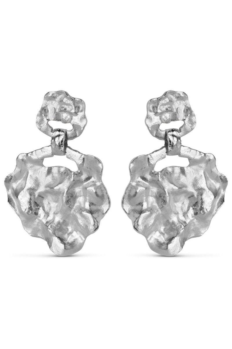 Enamel - Øreringe - Windy Large - Sølv