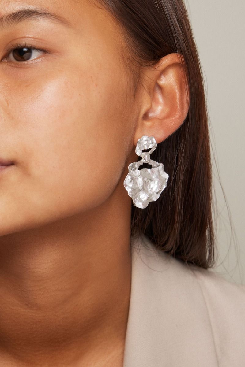 Enamel - Øreringe - Windy Large - Sølv